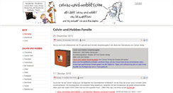 Desktop Screenshot of calvin-und-hobbes.com